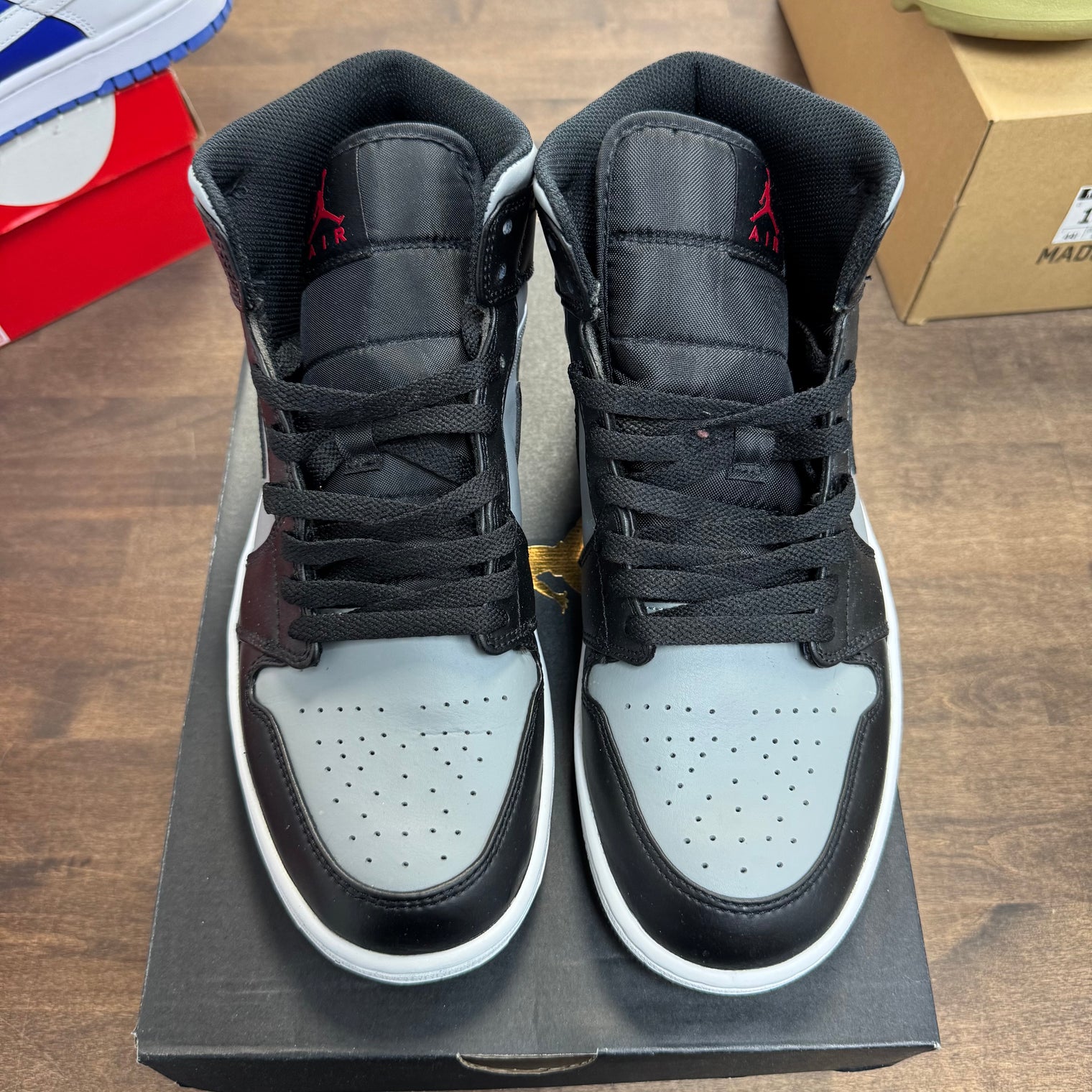 Red Shadow Jordan 1 Mid (USED)