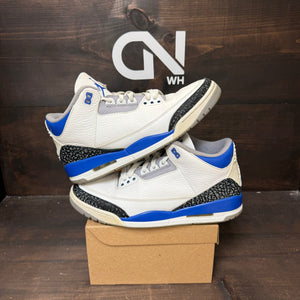 Jordan 3 Retro Racer Blue Size 11.5 (Pre-Owned) - Image 1