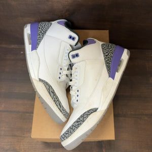 Jordan 3 Retro Dark Iris Size 11.5 (Pre-Owned) - Image 2