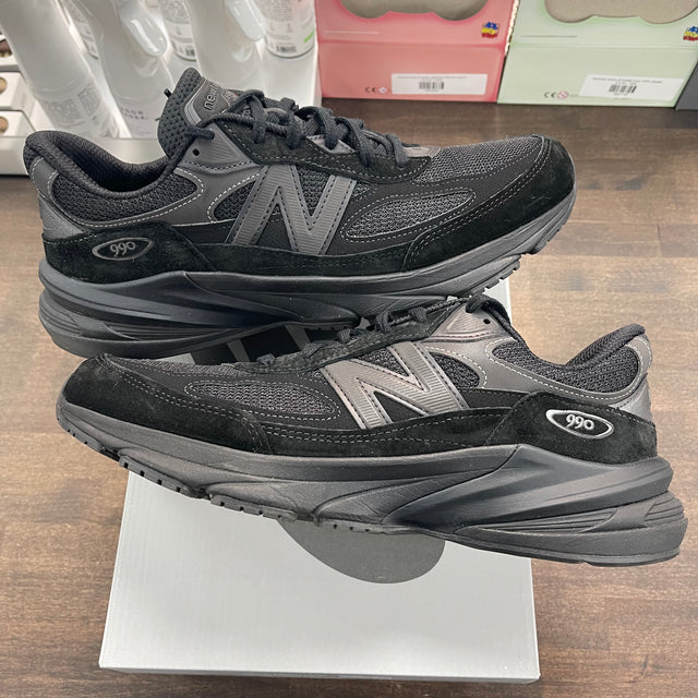 Triple Black New Balance 990v6 (USED, Replacement Box)