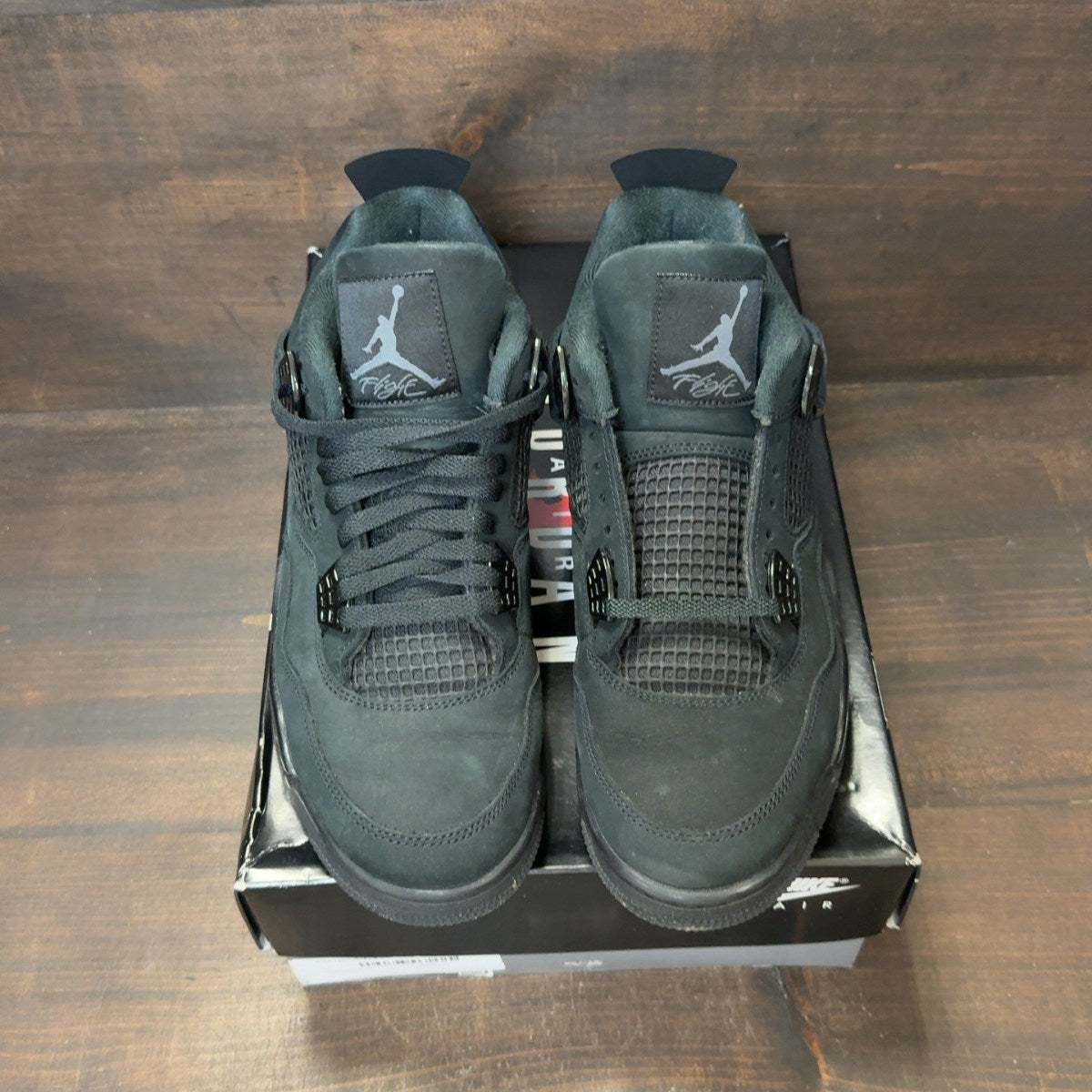 Jordan 4 Retro Black Cat (2025) Size 10.5 (Pre-Owned) - Image 3