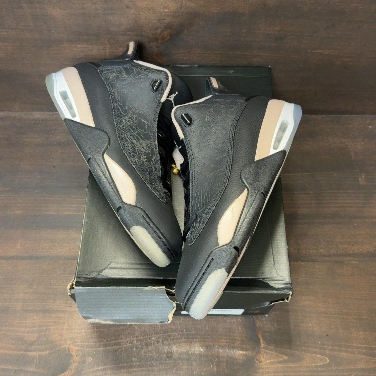 Jordan Dub Zero Black Fossil Stone - Image 2