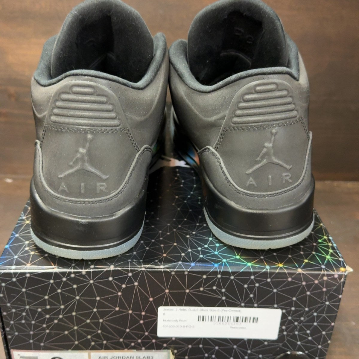 Jordan 3 Retro 5Lab3 Black - Image 5
