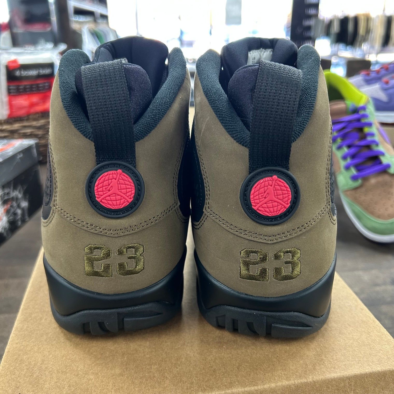 Olive Jordan 9 Retro (2024) (USED, No Box)
