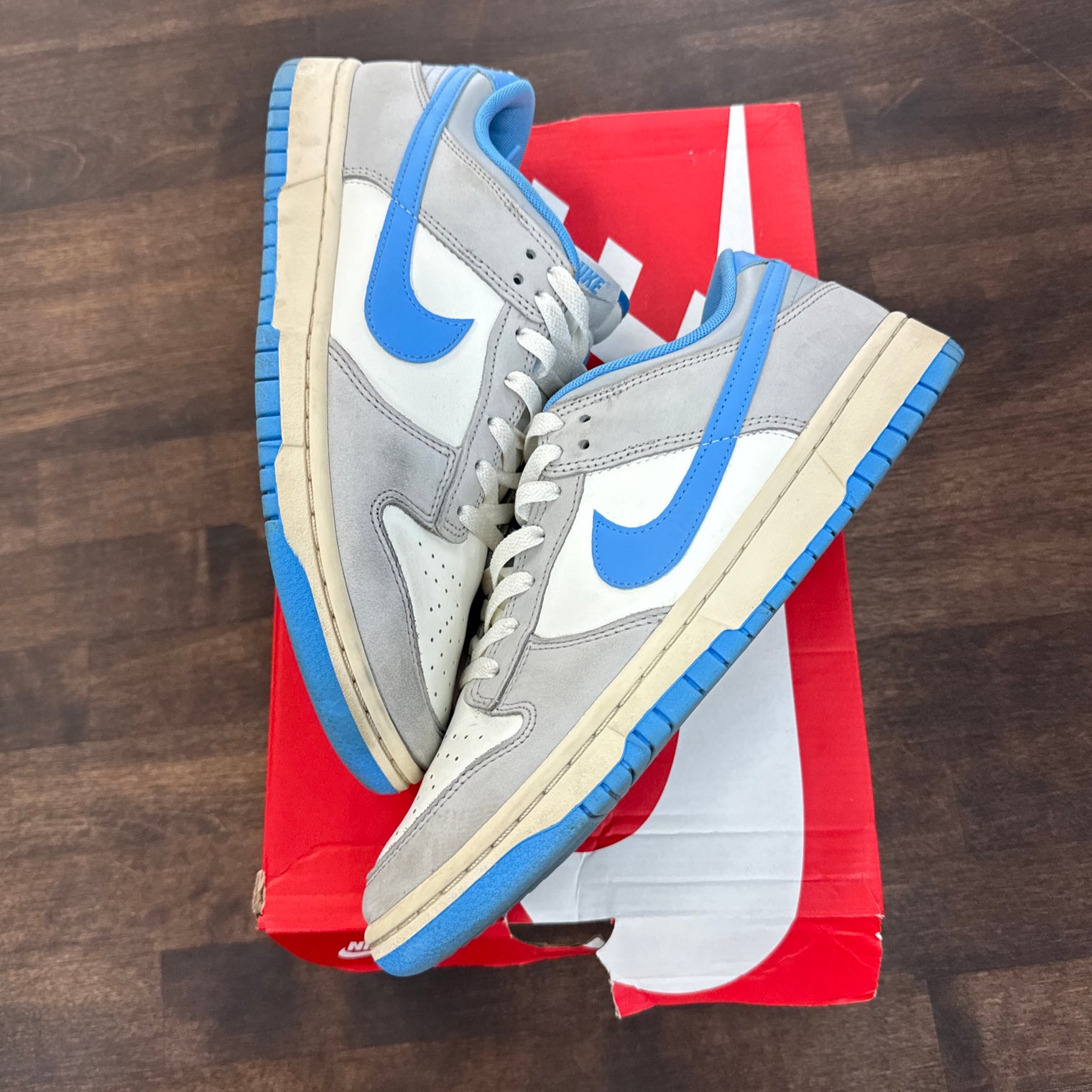 University Blue Athletic Department Nike Dunk Low (USED)