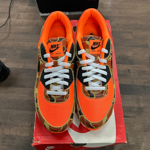Duck Camo Orange Air Max 90 (Lightly Worn)