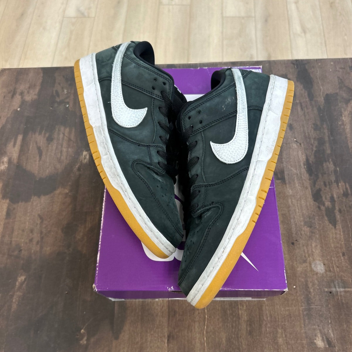 Nike SB Dunk Low Pro Black Gum - Image 1