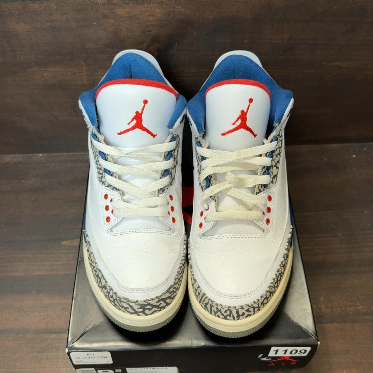 Jordan 3 Retro True Blue (2016) Size 9.5 (Pre-Owned)