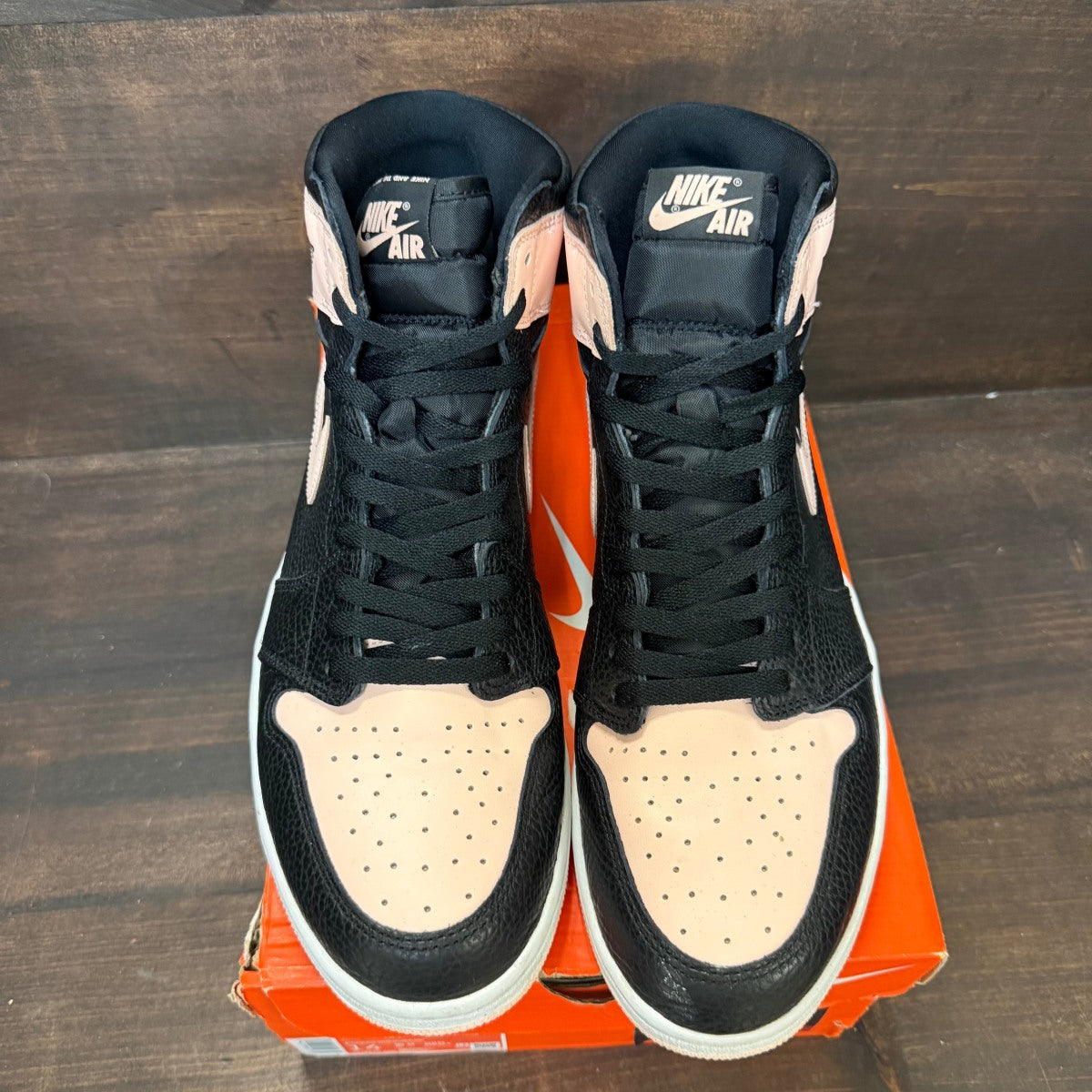 Jordan 1 Retro High Black Crimson Tint Size 11 (Pre-Owned) - Image 2