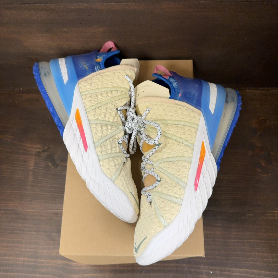 Nike LeBron 18 Los Angeles By Day Size 9 (Pre-Owned) - Image 2