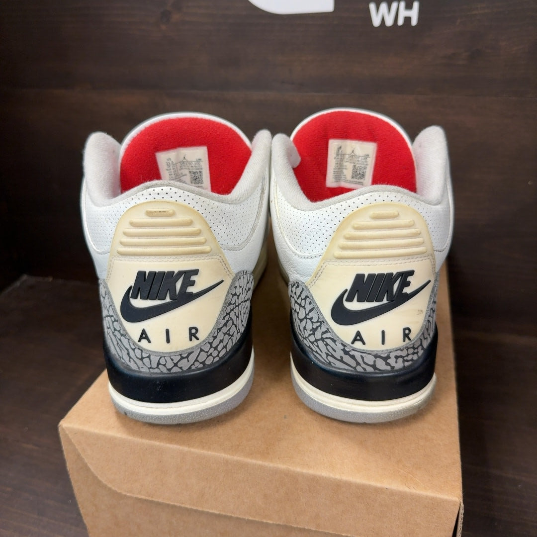 Jordan 3 Retro White Cement Reimagined Size 11.5 (Pre-Owned) - Image 5