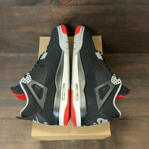 Jordan 4 Retro Bred (2019) Size 11 (Pre-Owned) - Image 5