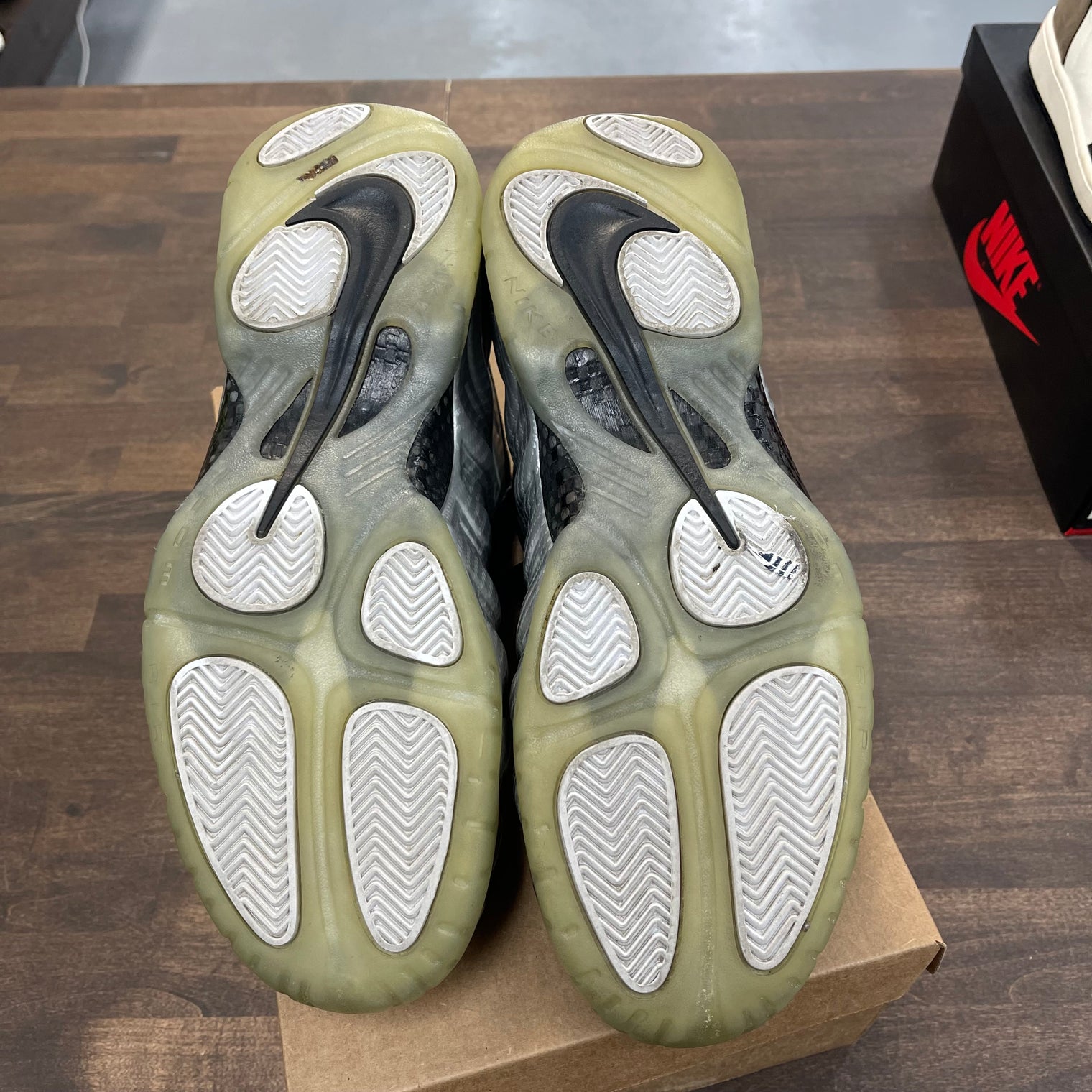 Silver Surfer Foamposite One (USED, no box, no insoles)