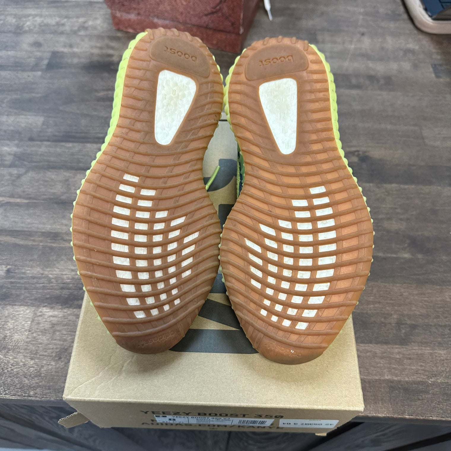 Semi Frozen Yellow Yeezy 350 (USED)