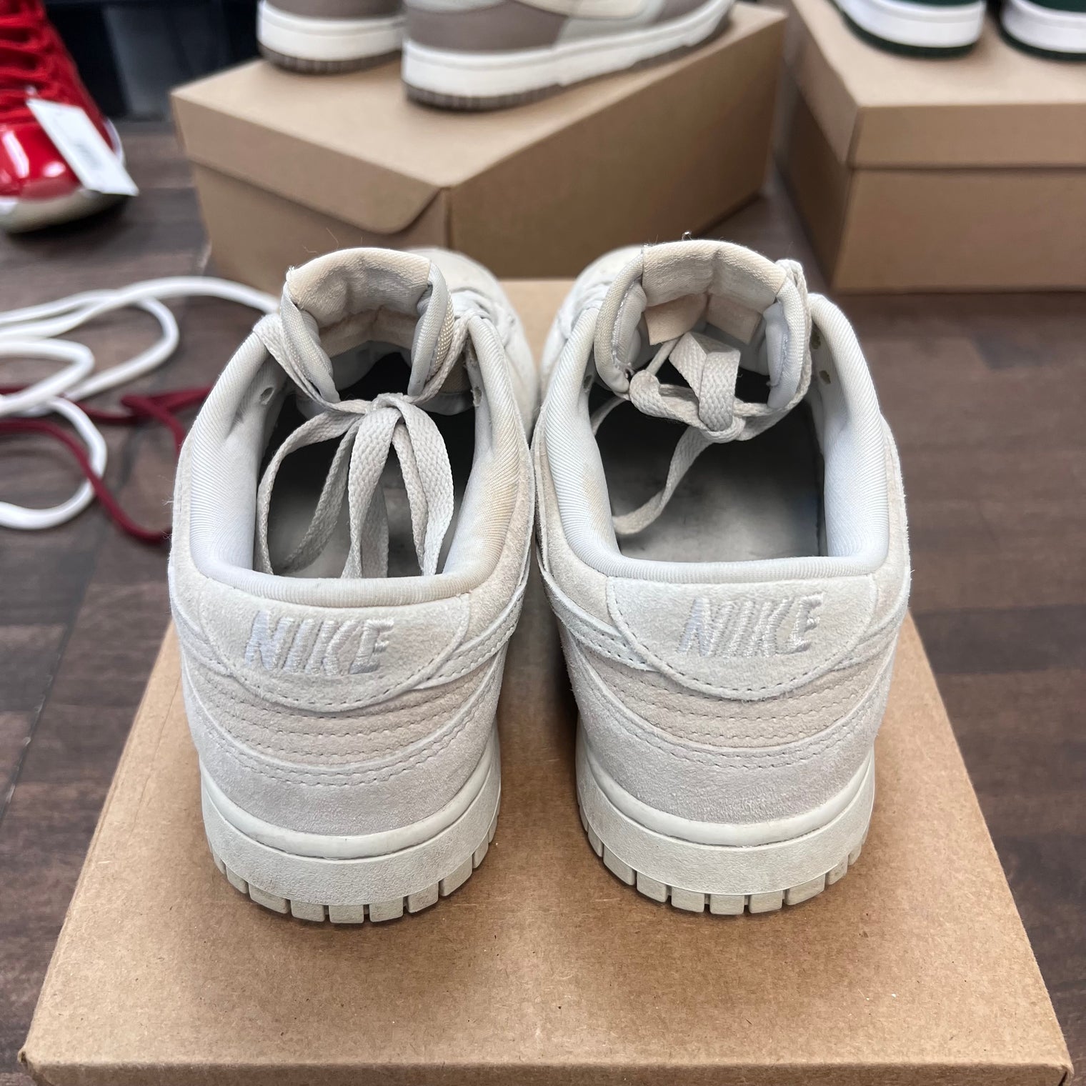 Premium Vast Grey Dunk Low (USED, No Box)