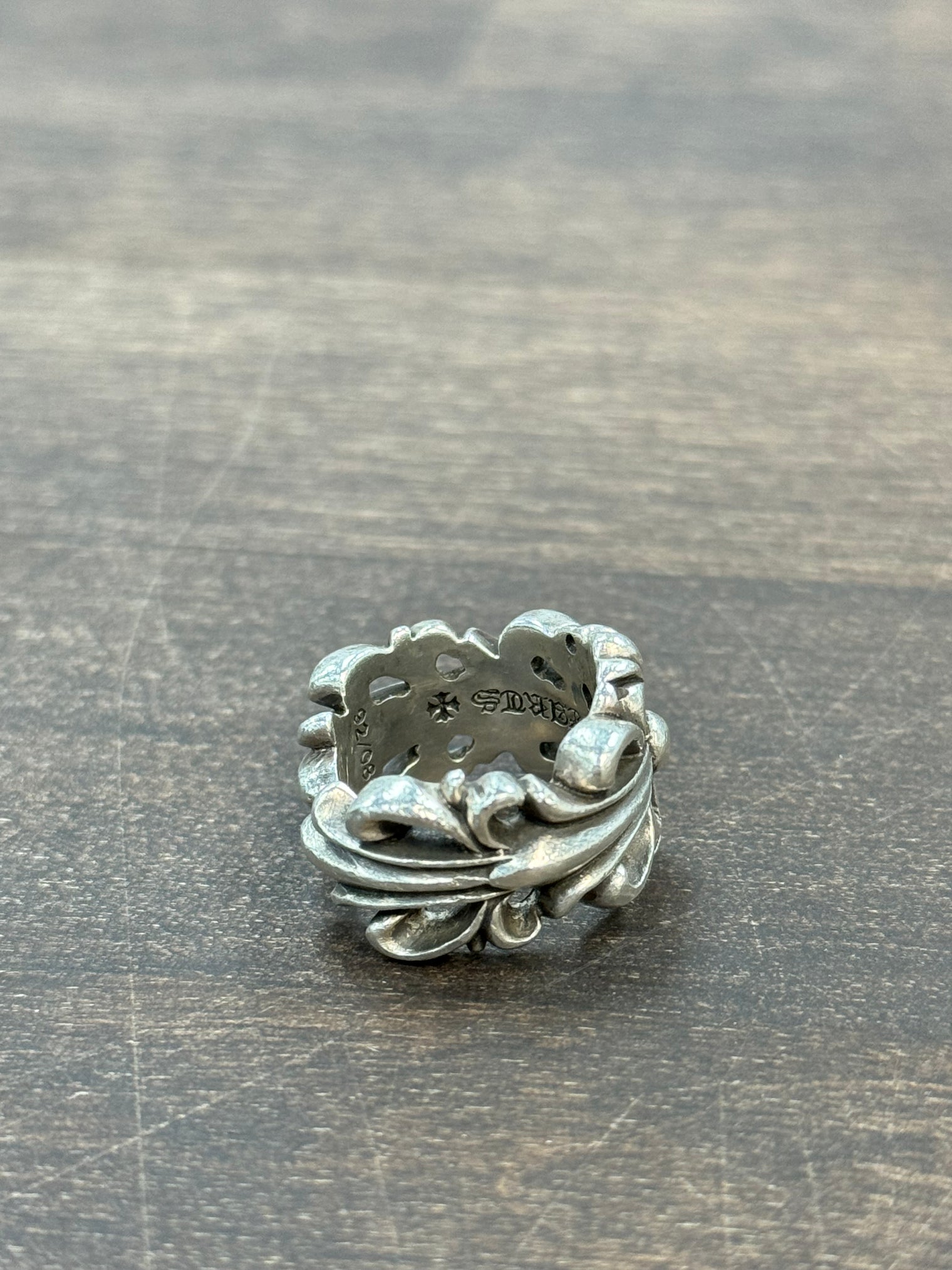 Size 6 | Chrome Hearts Double Floral Ring (USED)