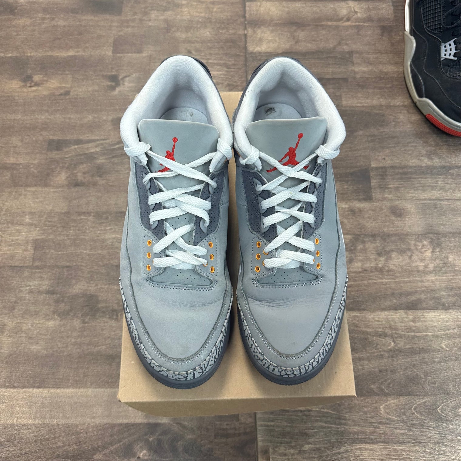Cool Grey Jordan 3 Retro (Used,No Box)
