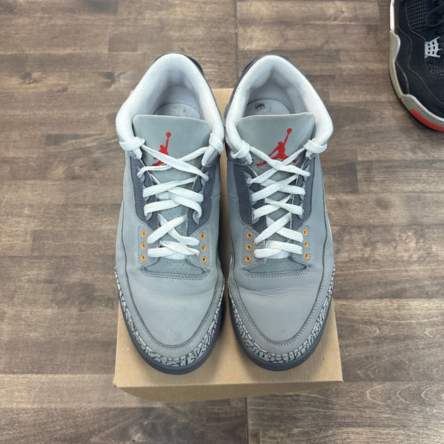 Cool Grey Jordan 3 Retro (Used,No Box)
