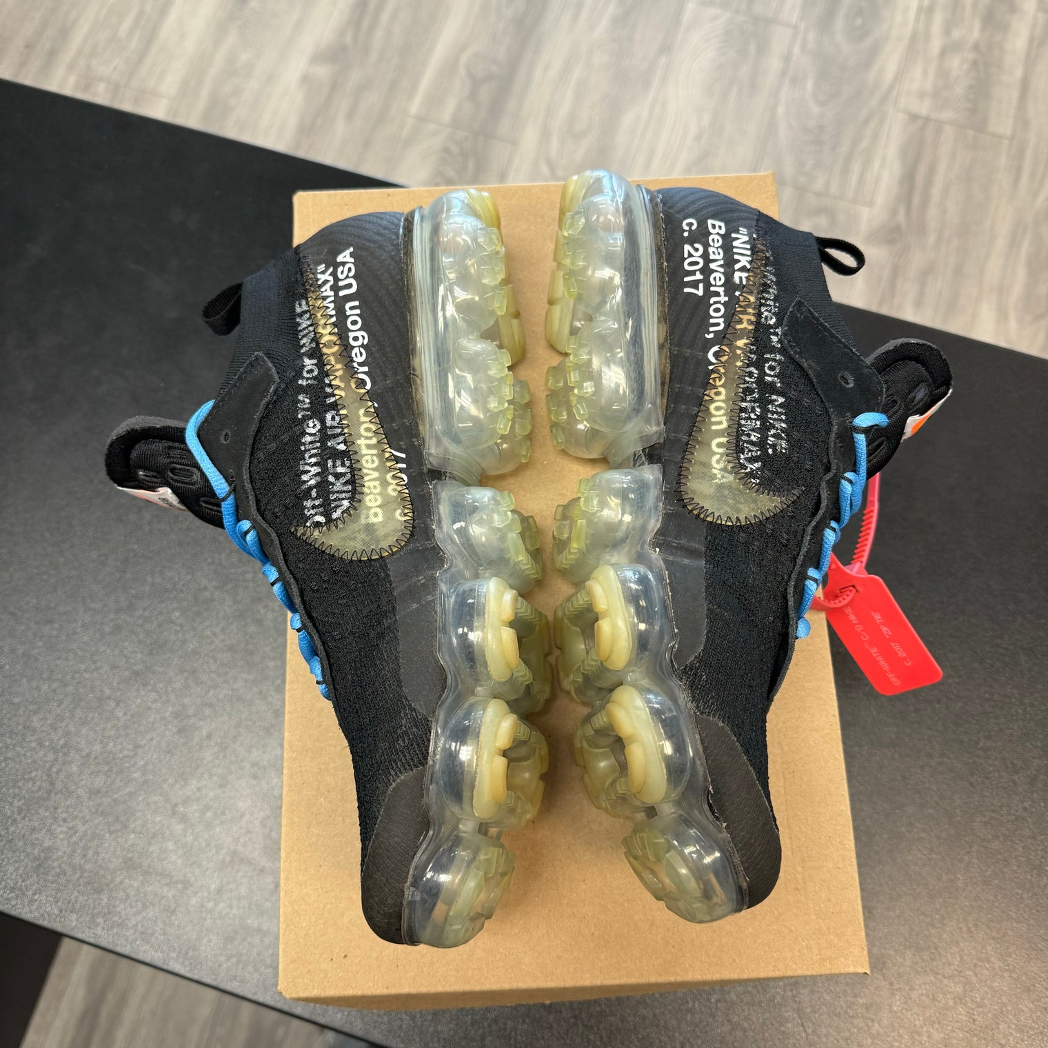 Off-White Nike Vapormax Black (Used, no box)