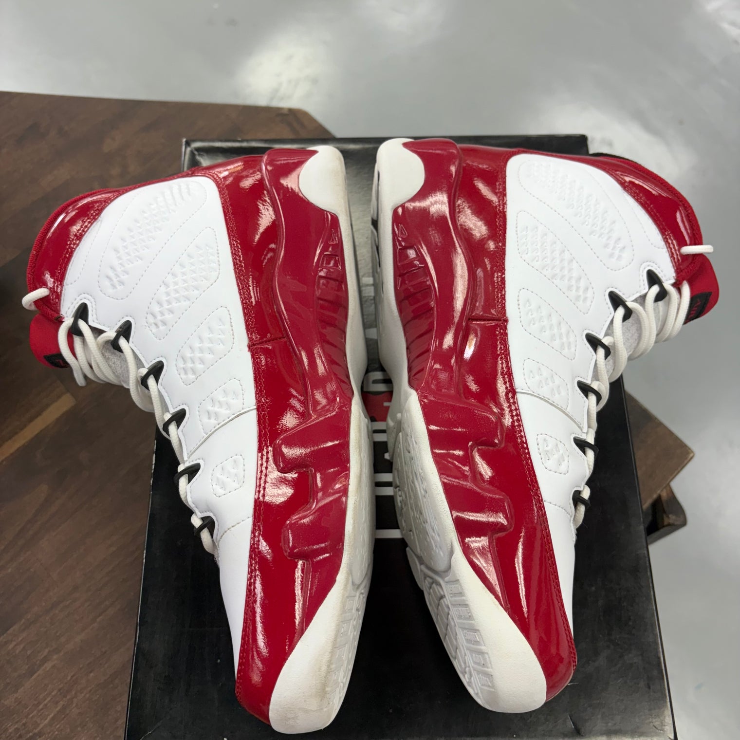 White Gym Red Jordan 9 Retro (USED)