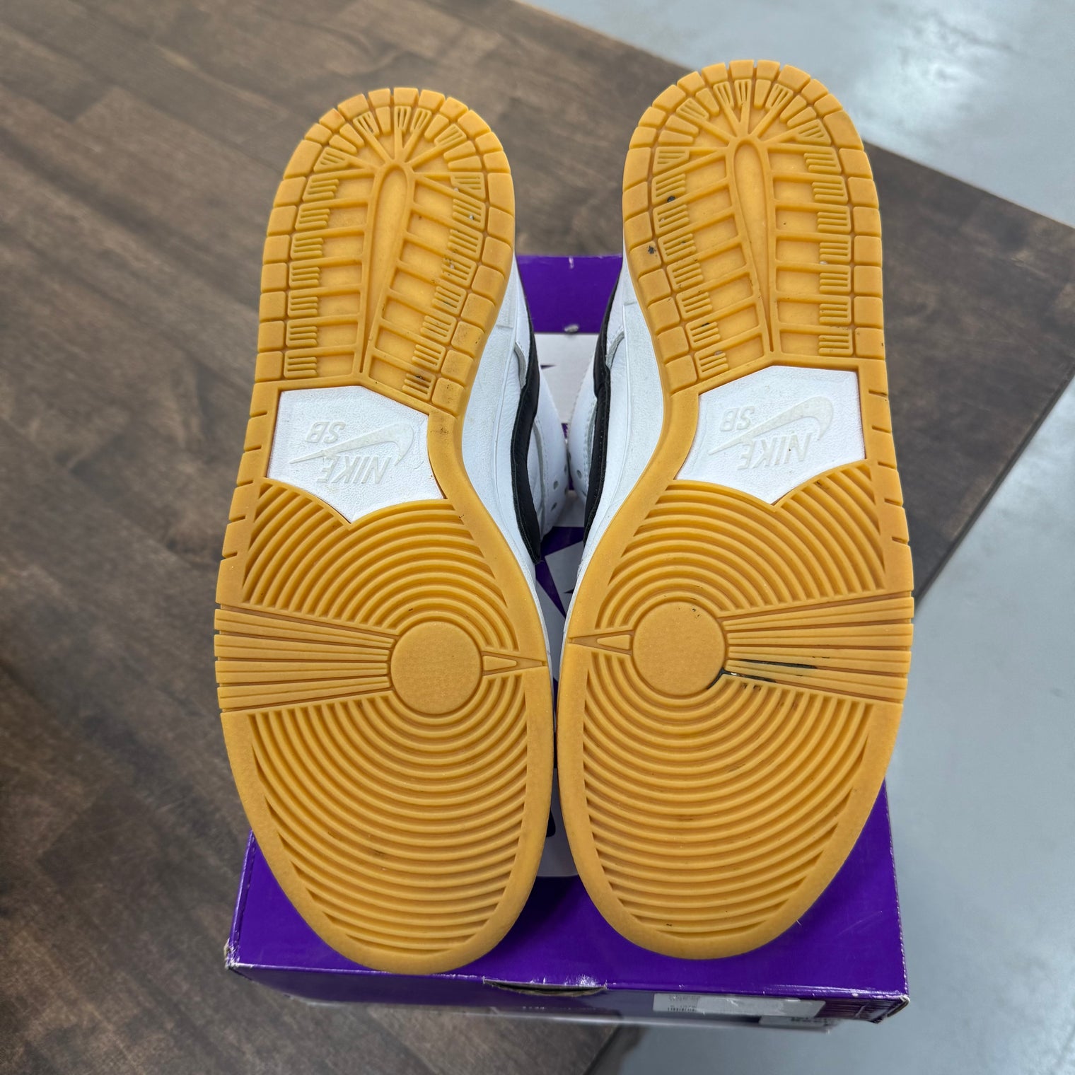 White Gum Nike SB Dunk Low (USED)