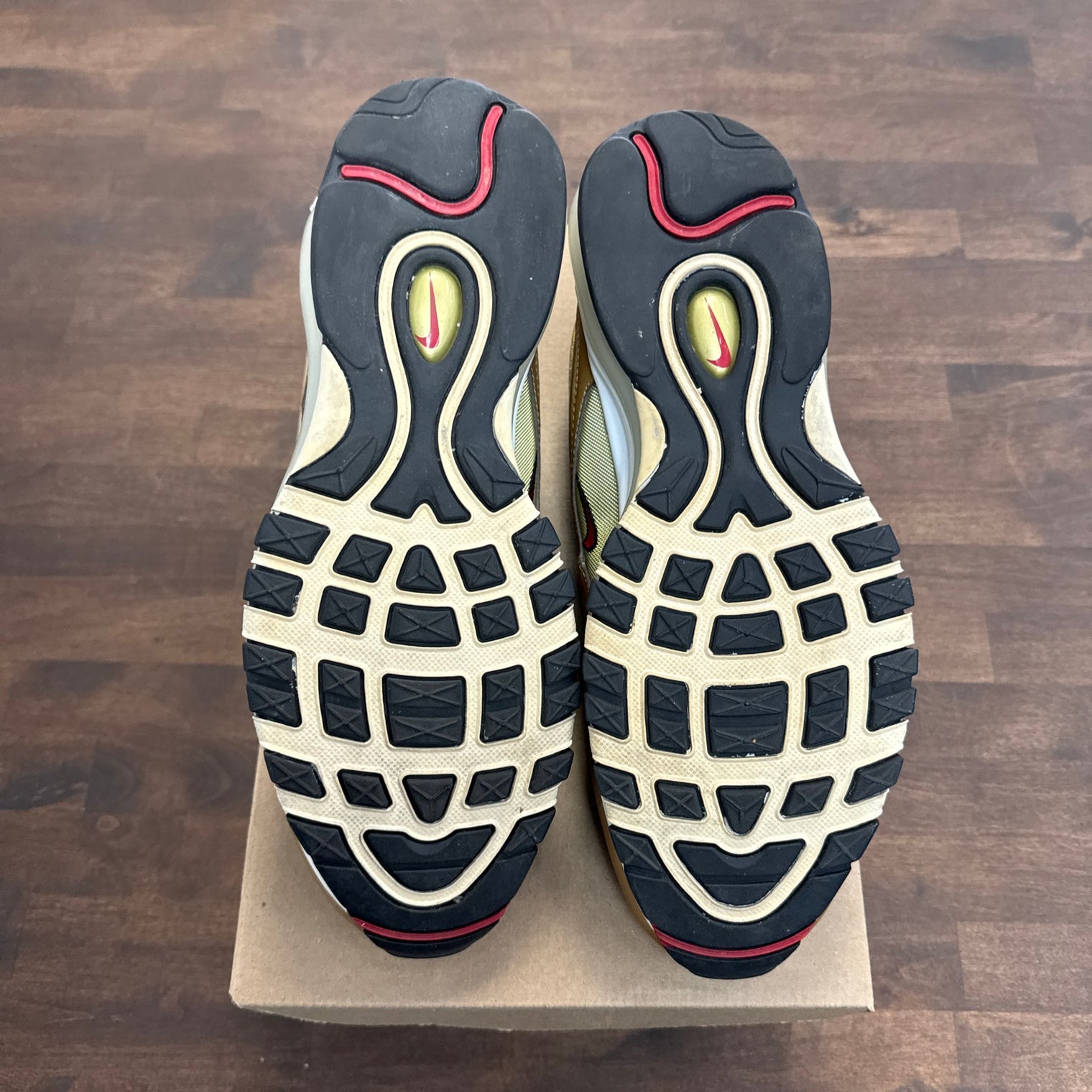 Nike Air Max 97 OG QS Metallic Gold (USED, no box)