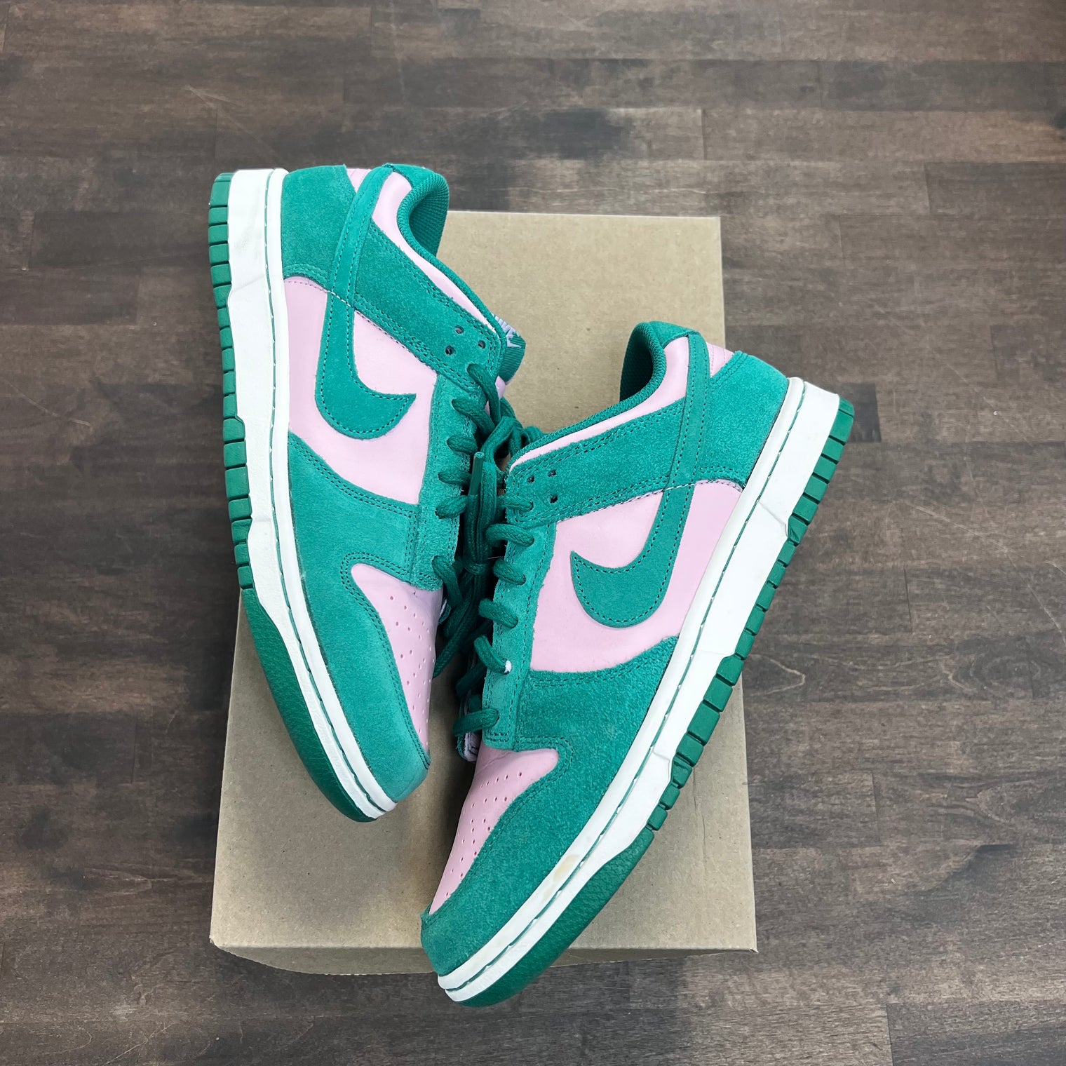 Watermelon Green Pink Dunk Low (USED,No Box)