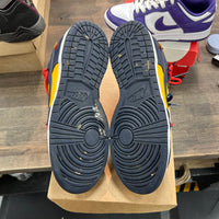 Off-White University Gold Nike Dunk Low (USED, No Box)
