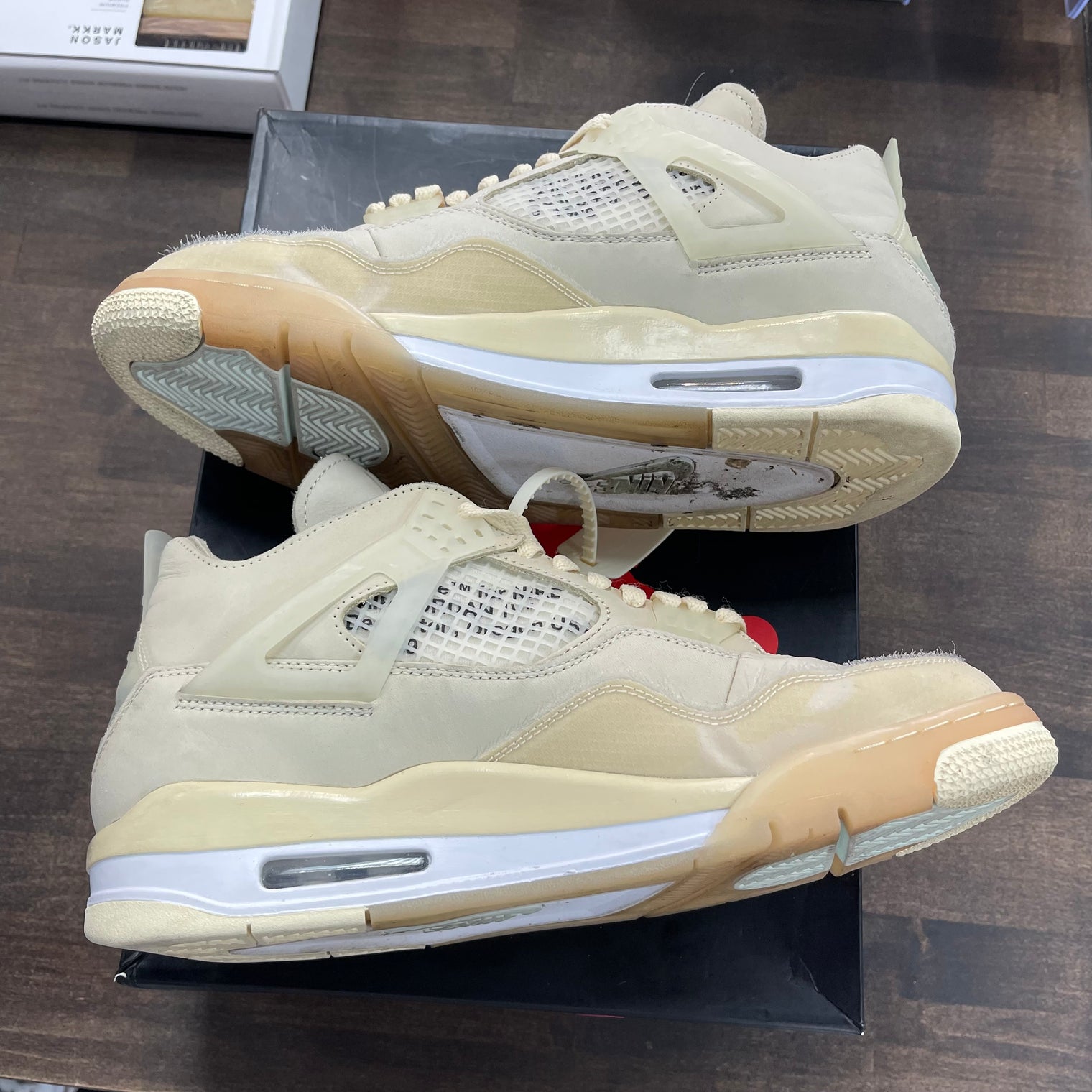 (W) Sail Off-White Jordan 4 (USED)