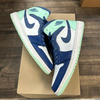 Mystic Navy Mint Foam Jordan 1 Mid (USED, No Box)