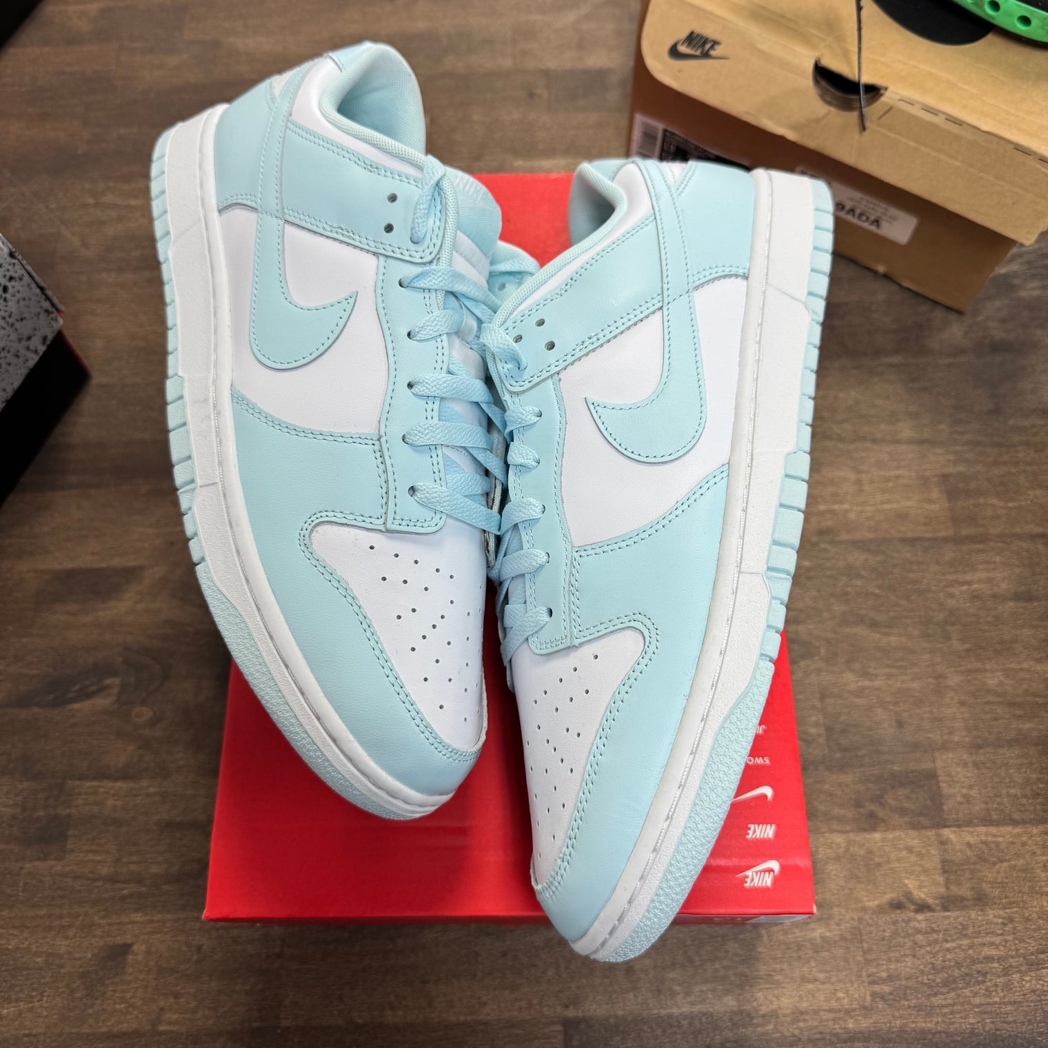 Glacier Blue Dunk Low (USED, No Box Lid)