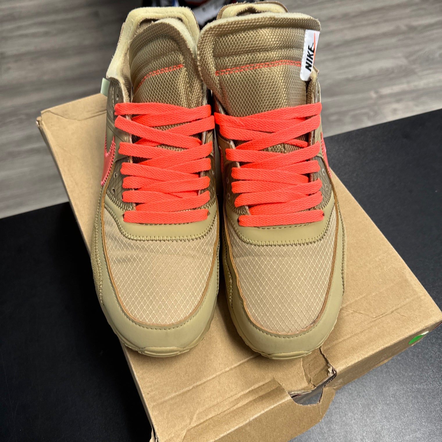 Nike Air Max 90 x OFF-WHITE Desert Ore 2019 (USED)
