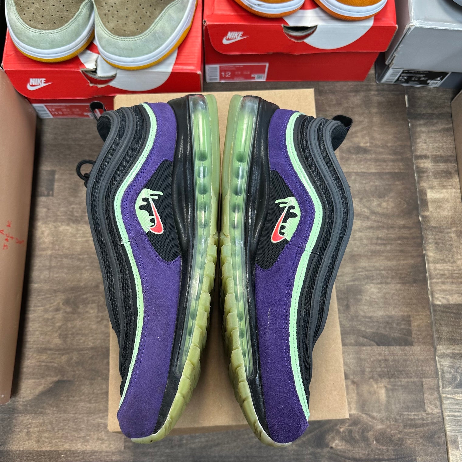 Halloween Slime Nike Air Max 97 (USED, No Box)