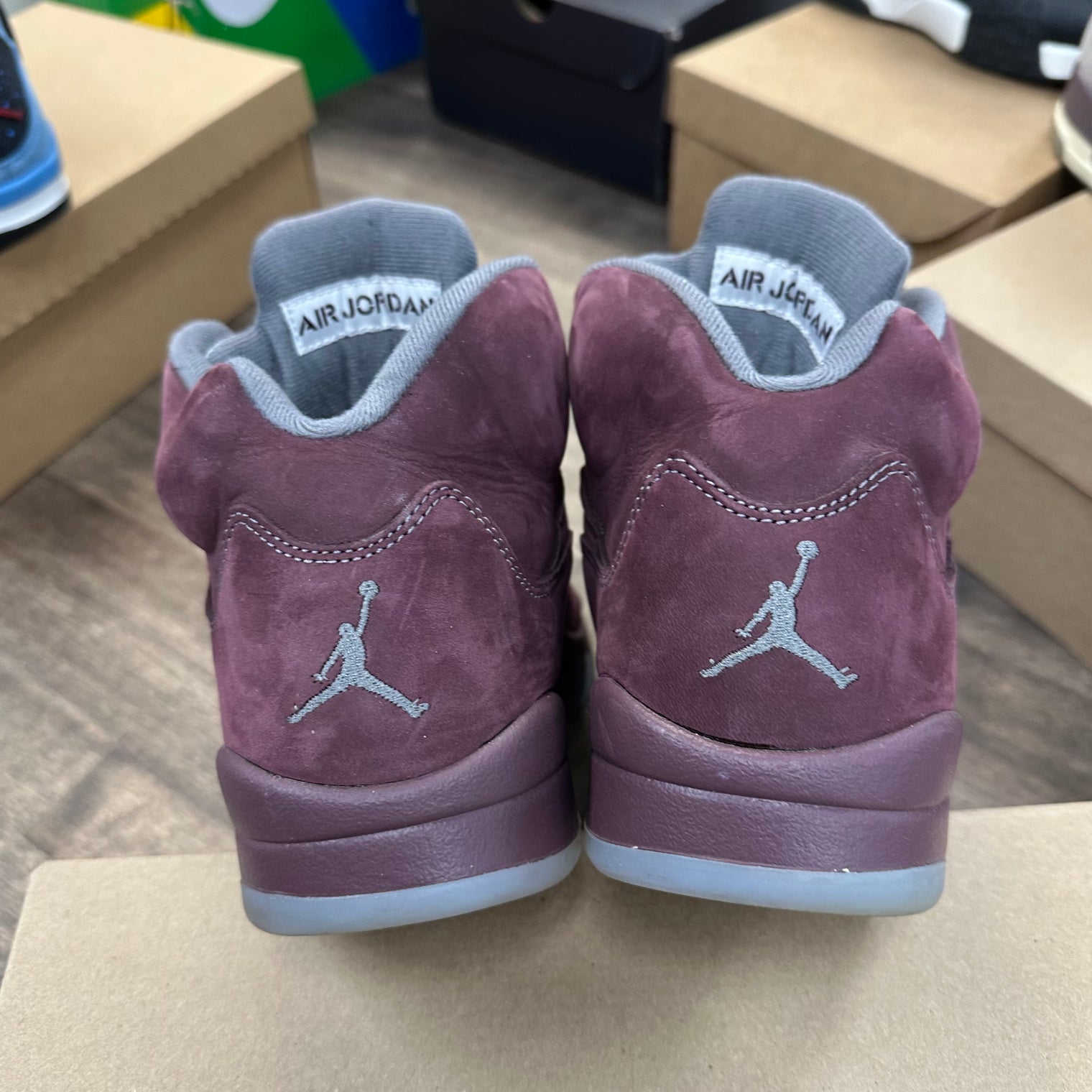 Burgundy Jordan 5 Retro (USED,No Box)