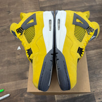 Lightning Jordan 4 Retro (USED, No Box)