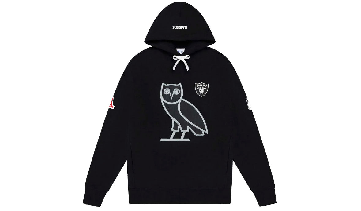 OVO x NFL Las Vegas Raiders Owl Hoodie Black