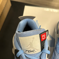 University Blue Jordan 4 Retro (New with Defects)