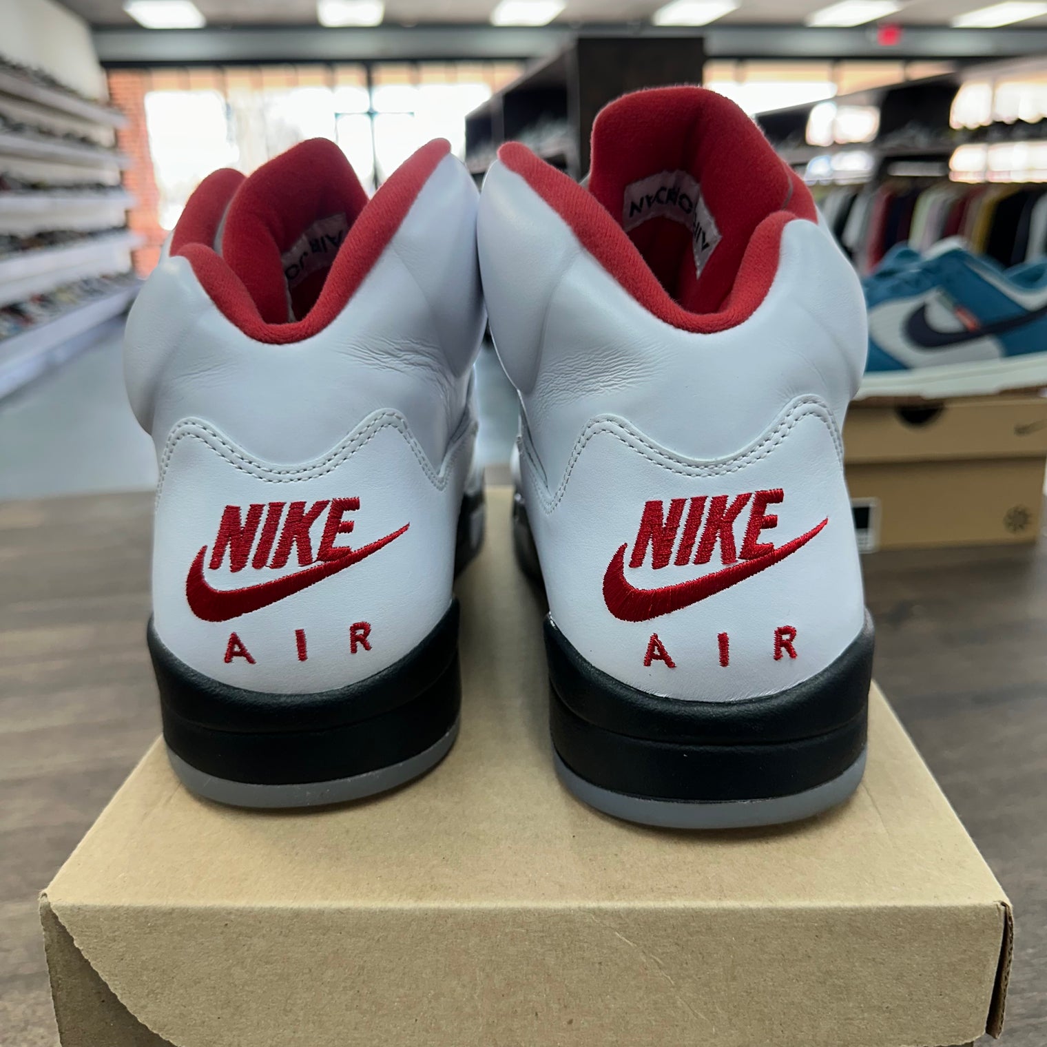 Fire Red Jordan 5 (USED)