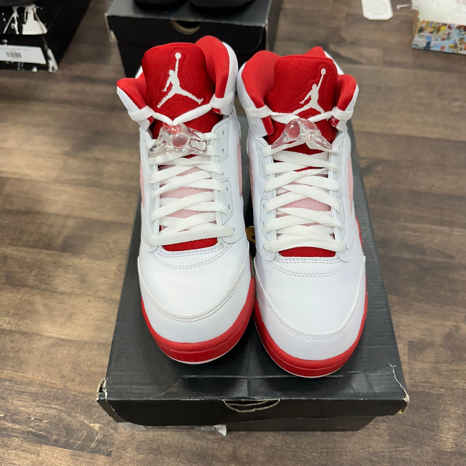 White Red Pink Jordan 5 Retro (GS) (USED)