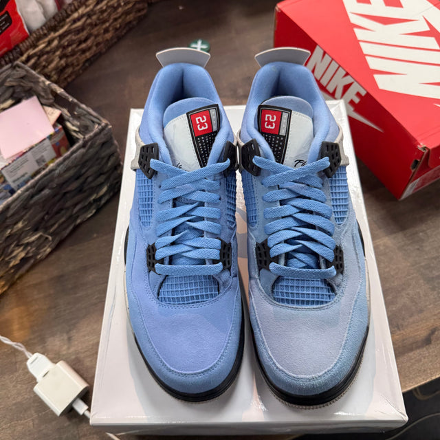 University Blue Jordan 4 Retro (Lightly Worn)