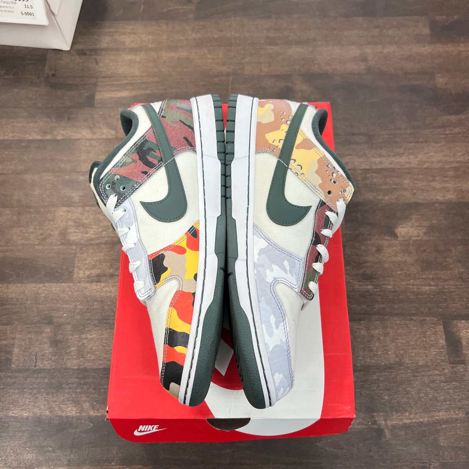 Camo Nike Dunk Low (USED)