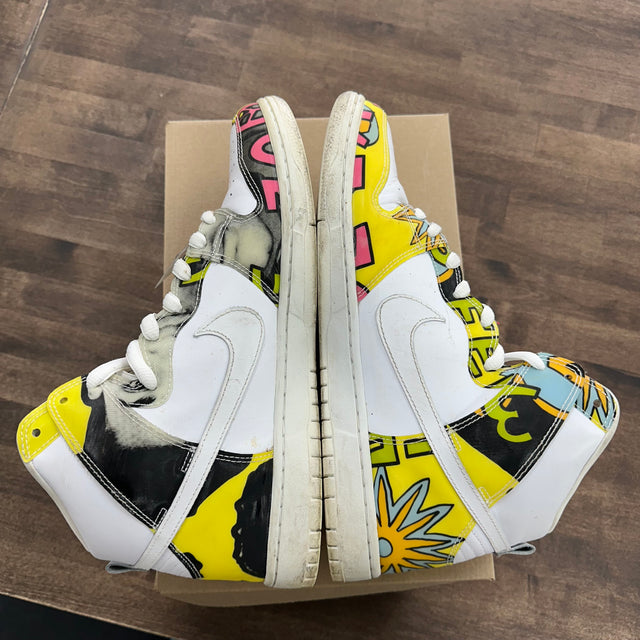 De La Soul Nike SB Dunk High (2015) (USED, No Box)