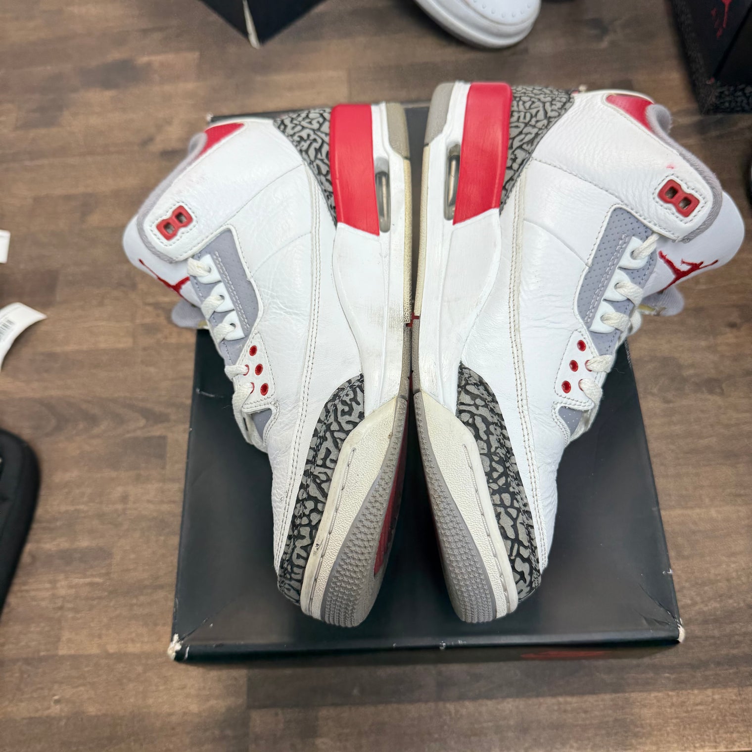 Fire Red Jordan 3 (USED)