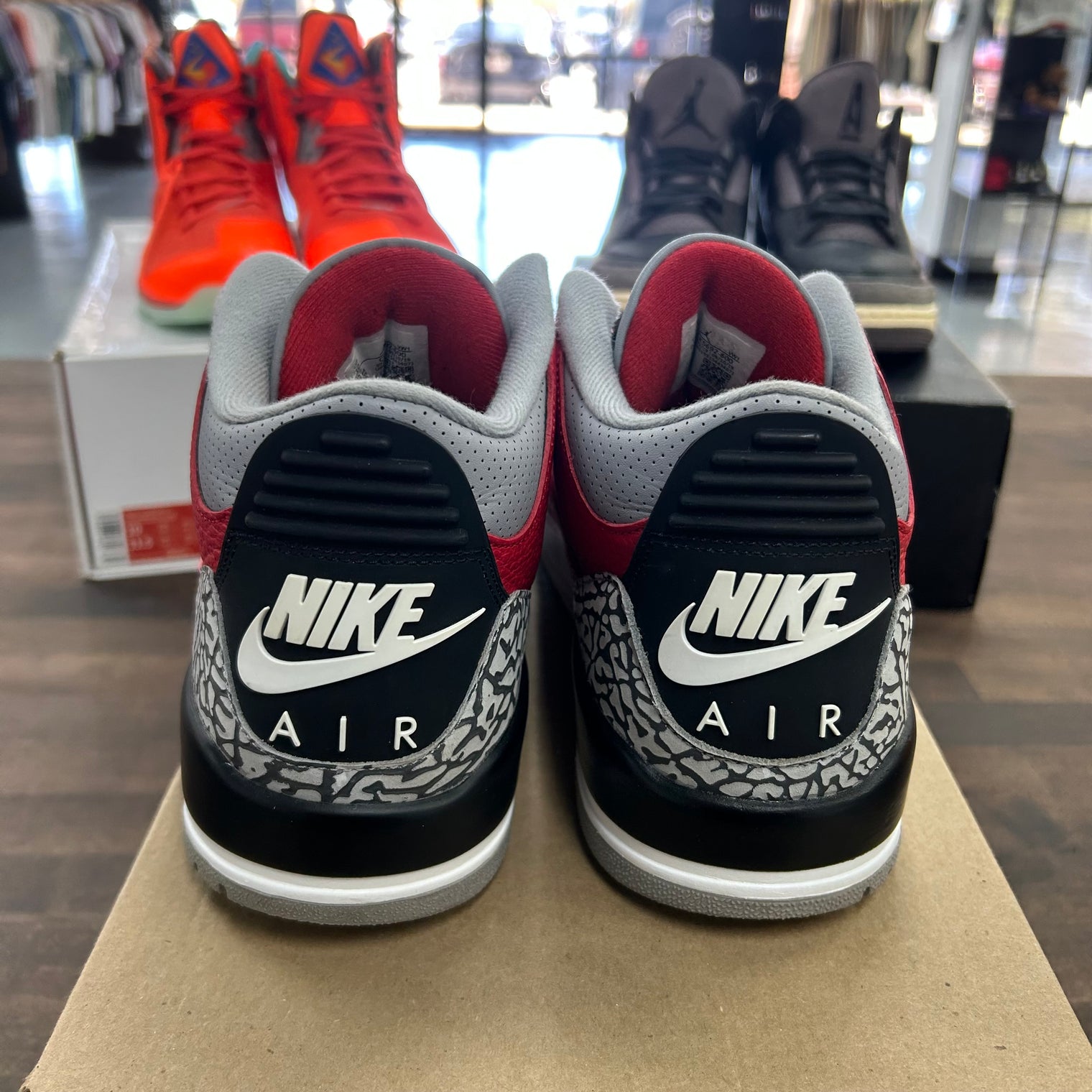 Unite Red Jordan 3 Retro (USED, No Box)