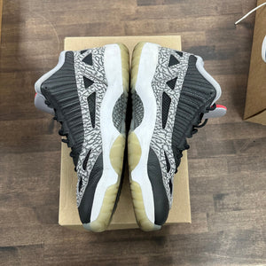 Jordan 11 Retro Low IE Black Cement (US 10.5) (USED, No Box) Size 10.5 (Pre-Owned) - Image 3