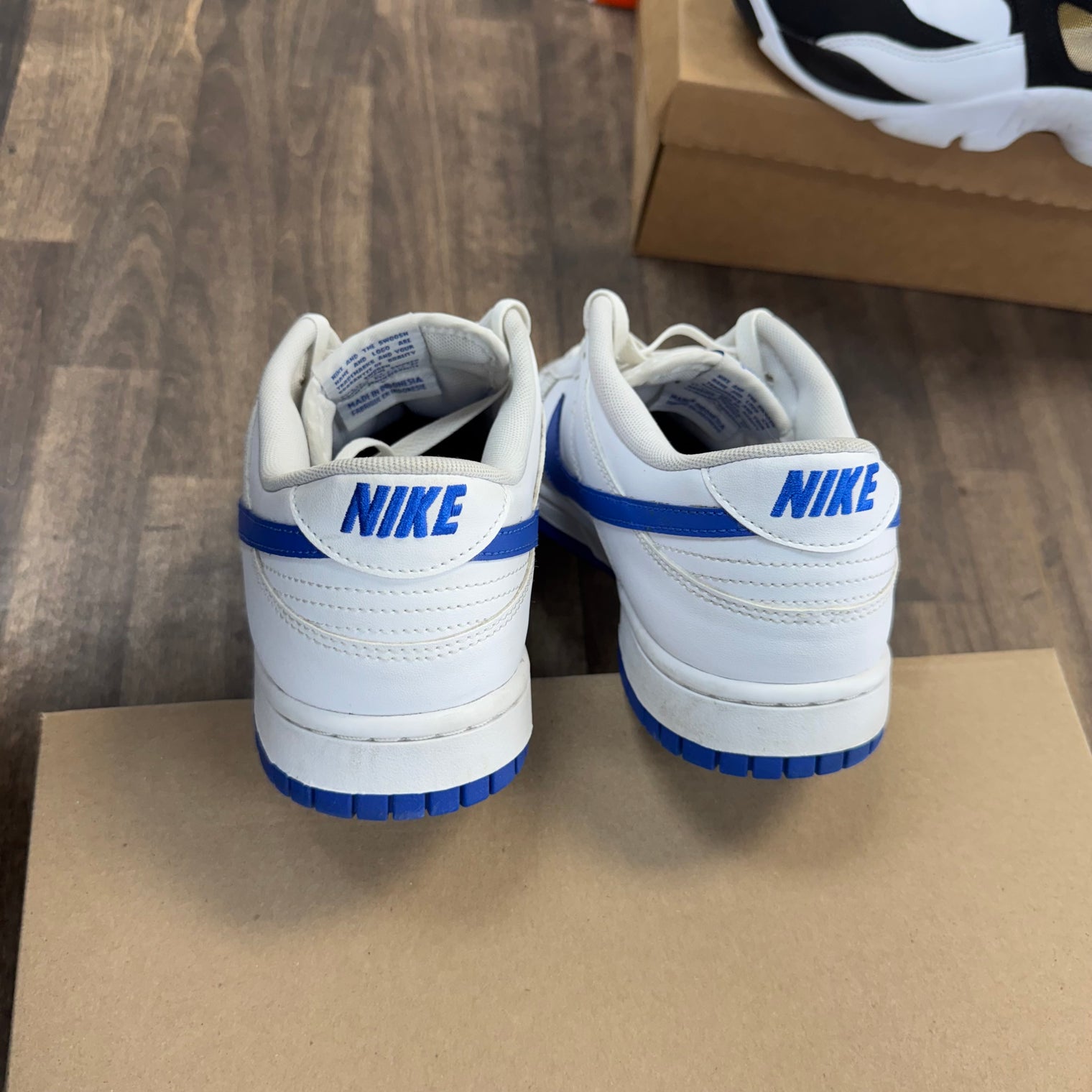 White Hyper Royal Dunk Low (USED, No Box)