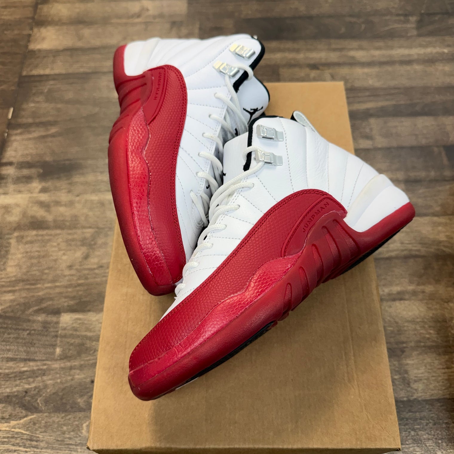 Jordan 12 Retro Cherry (GS) (USED, No Box)