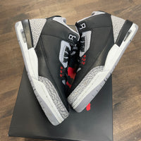 Black Cement Jordan 3 (GS) (USED)