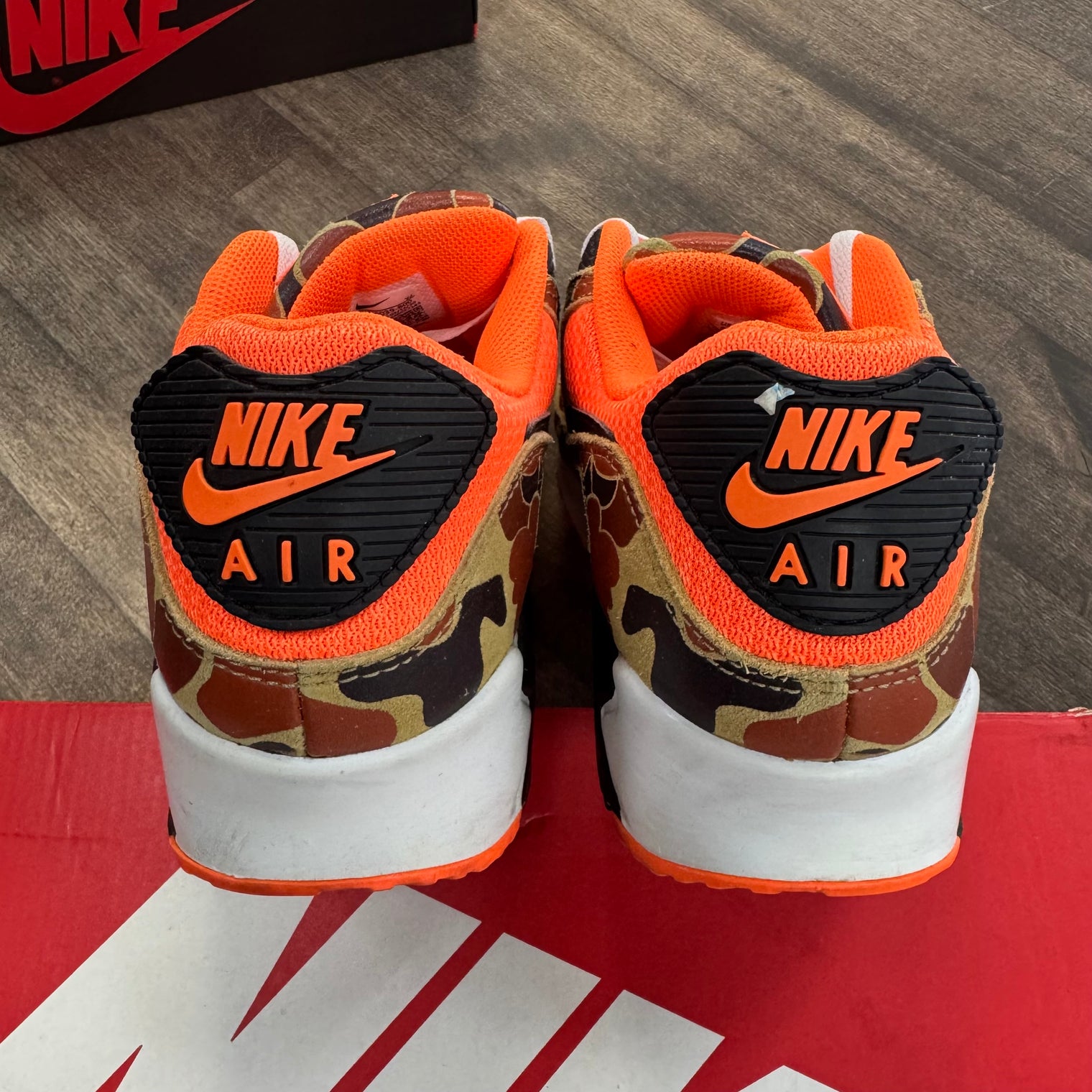 Duck Camo Orange Air Max 90 (USED)