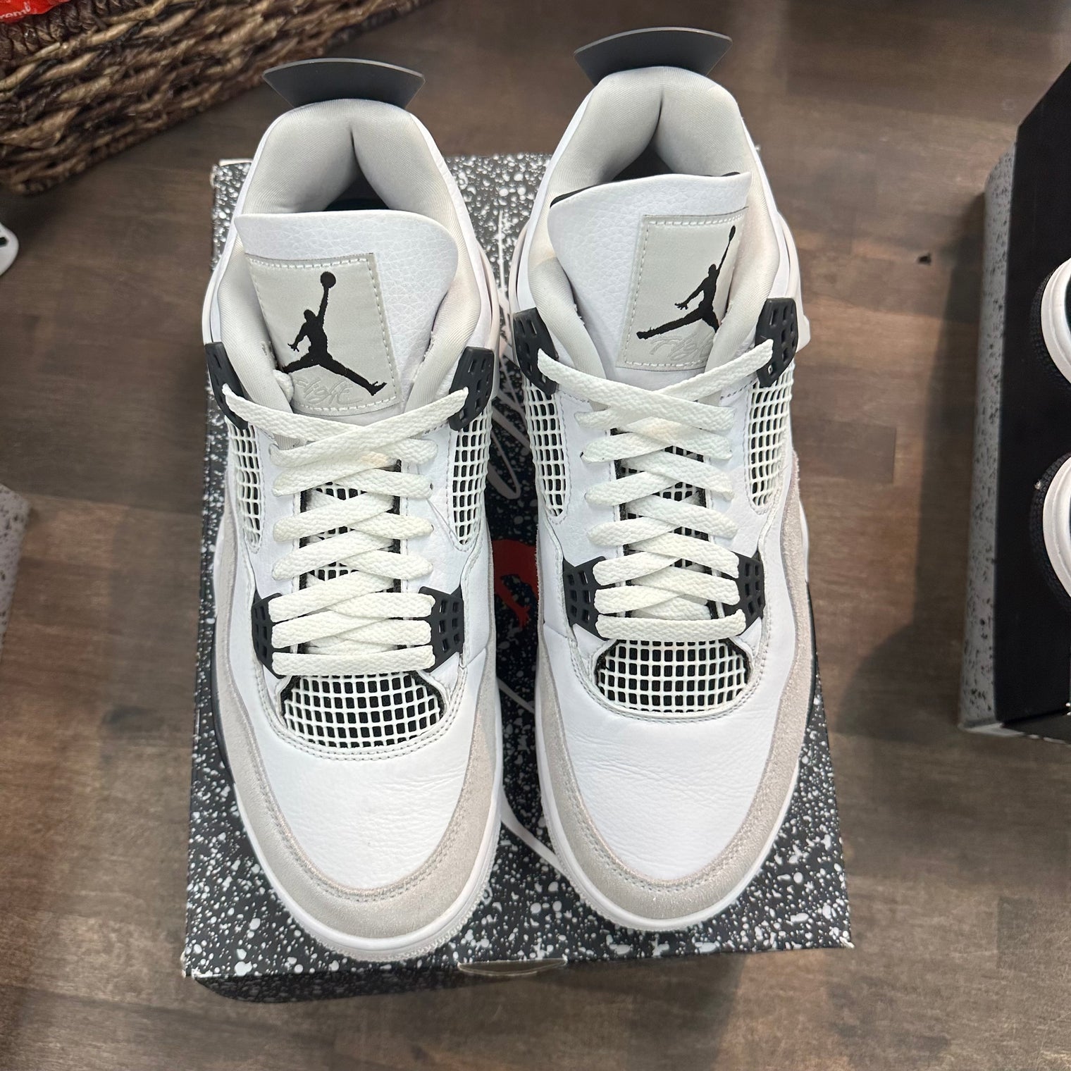 Military Black Jordan 4 Retro (USED)